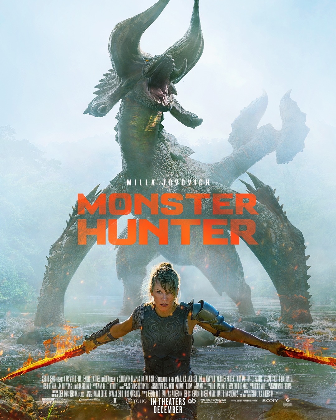 Veja Milla Jovovich e Tony Jaa em novos cartazes de Monster Hunter